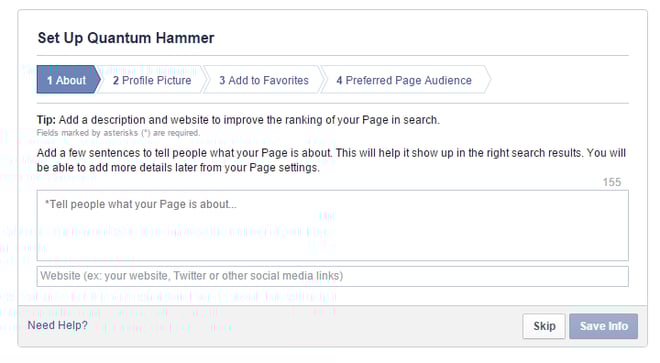 Your New Facebook Business Page