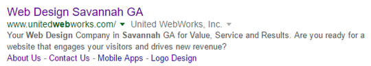 Local SEO United WebWorks Savannah GA